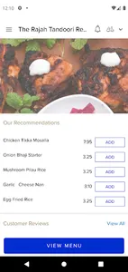 The Rajah Tandoori Restaurant screenshot 1