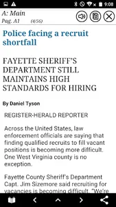 The Register-Herald Beckley,WV screenshot 1
