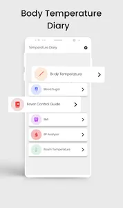 Thermometer For Fever Diary screenshot 3