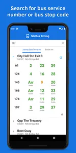 SG Bus Timing screenshot 2