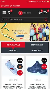 TheSliper - Online Footwear St screenshot 1