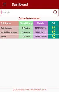 Bashgari Blood Donar Fedaratio screenshot 2