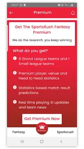 The SportsRush : Fantasy Predi screenshot 2