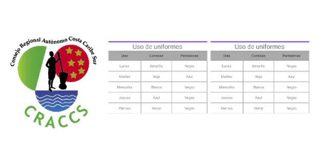 Calendario uniformes CRACCS screenshot 2