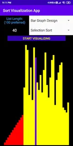 Sorting Visualization screenshot 0