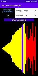 Sorting Visualization screenshot 2