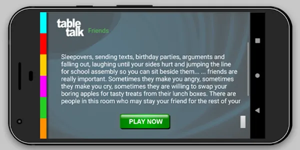 Table Talk for 10-11 year olds screenshot 0