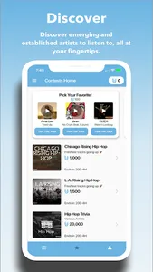 Up Next Music App screenshot 1