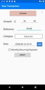 Minimalist Savings Tracker screenshot 1