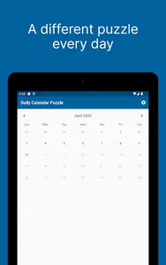 Daily Calendar Puzzle screenshot 5