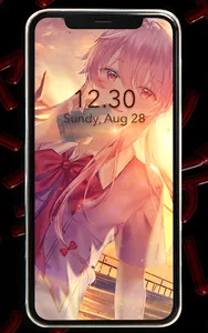 Yandere Wallpaper Anime girl screenshot 0