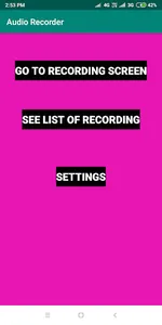 Audio Recorder screenshot 0