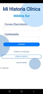 Consultorio Digital Médica Sur screenshot 1