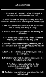 Athanasian Creed Catholic screenshot 2