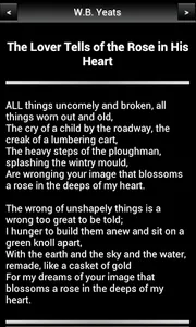 Yeats - Wind Among Reeds screenshot 6