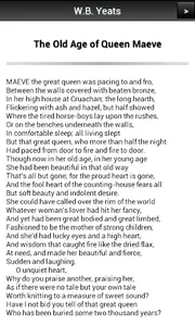 W.B. Yeats - Two Poems screenshot 2