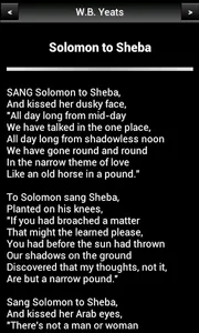 Yeats Wild Swans at Coole screenshot 3
