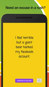 Excuse Me - Funny Excuse Maker screenshot 6