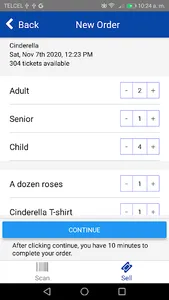ThunderTix screenshot 2