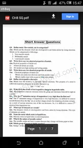 9th Class Chemistry Notes(Key  screenshot 4