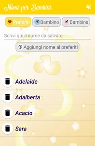 Nomi per Bambini screenshot 1