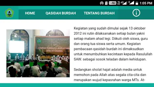 Majelis Burdah MTs. At-Taqwa screenshot 2