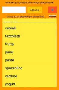 Lista della Spesa screenshot 2
