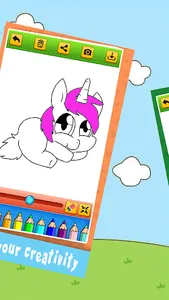 Coloring Book From Unicorn screenshot 13
