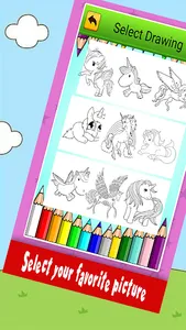 Coloring Book From Unicorn screenshot 5