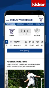 SG Blau-Weiß Pessin screenshot 2
