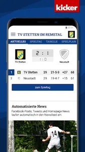 TV Stetten Fussball screenshot 1