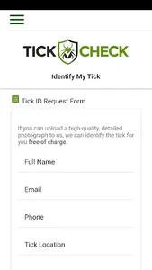 TickCheck - Free Tick Identifi screenshot 1