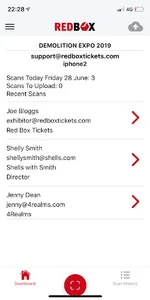 REDBOX Exhibitor App screenshot 0
