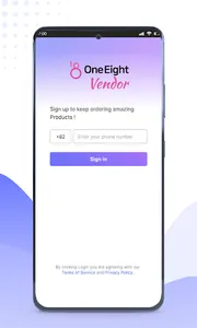 OneEight Vendor screenshot 1