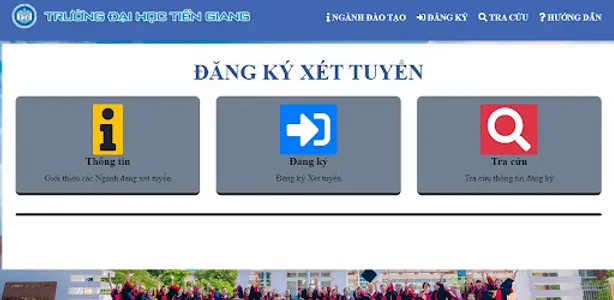 Xét tuyển Đại học Tiền Giang screenshot 6