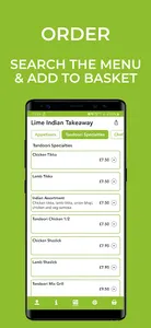 Lime Indian Takeaway screenshot 1
