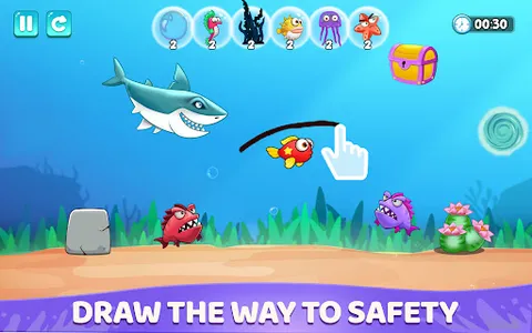 Fish Journey: Draw to Save screenshot 16