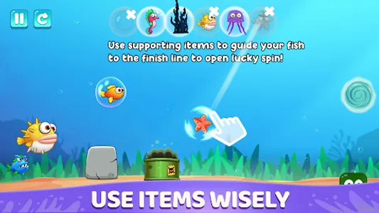 Fish Journey: Draw to Save screenshot 2