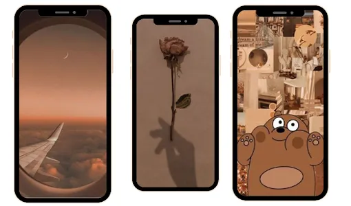 Brown Aesthetic Wallpapers HD screenshot 4