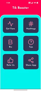 TikBooster: Get Fans Followers screenshot 0