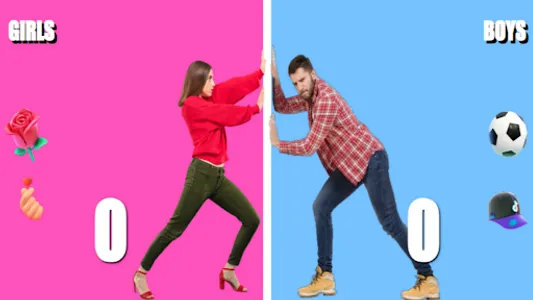 Boys VS Girls Tapping screenshot 4