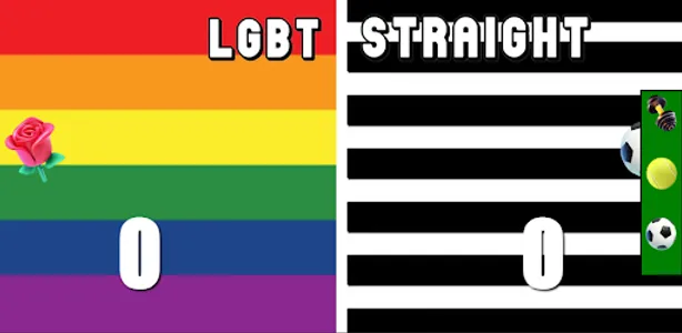 LGBT VS STRAIGHT Tapping screenshot 1