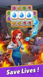 Tile Match: Rescue Story screenshot 2