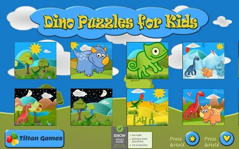 Dino Puzzle Kids Dinosaur Game screenshot 12