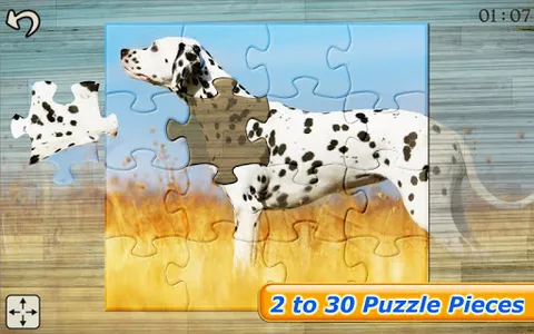 Dog Jigsaw Puzzle Family Games screenshot 13