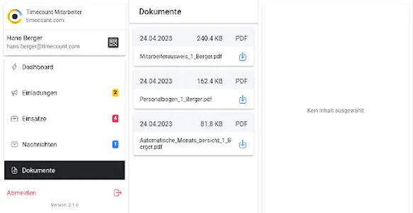 Timecount Mitarbeiter screenshot 14
