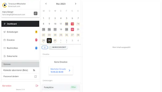 Timecount Mitarbeiter screenshot 15