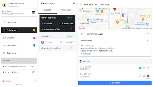 Timecount Mitarbeiter screenshot 17