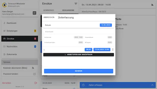 Timecount Mitarbeiter screenshot 19