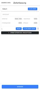 Timecount Mitarbeiter screenshot 6